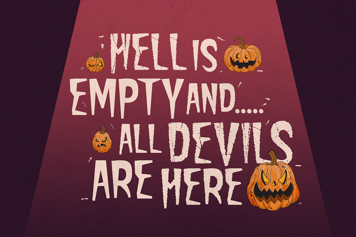 Grimfay - Horror Halloween 3 Fonts, a Sans Serif Font by Casloop Studio (Photo 2 of 9)