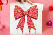 Valentines Day Coquette Bow PNG, a Seasonal Illustration by Rose Art (Thumbnail 1 of 5)