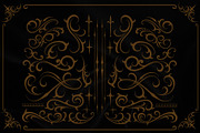 GOLDUST FONT + Decorative Bonus, a Blackletter Font by dansdesign (Thumbnail 2 of 5)