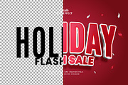 Text Effect Holiday Flash Sale, a Layer Style Add-On by Navy Graphic (Thumbnail 2 of 2)