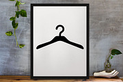Hanger for Clothes Silhouette SVG, an Object Illustration by newminddesign (Thumbnail 4 of 10)