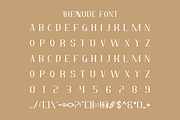 Thennude - Minimal Serif Font, a Serif Font by Iqsiart Studio (Thumbnail 5 of 7)