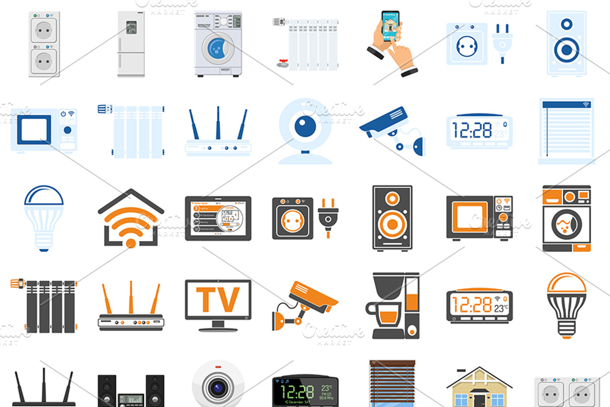 Smart Home and Internet of Things, a Technology Illustration by TAlex (Photo 7 of 7)