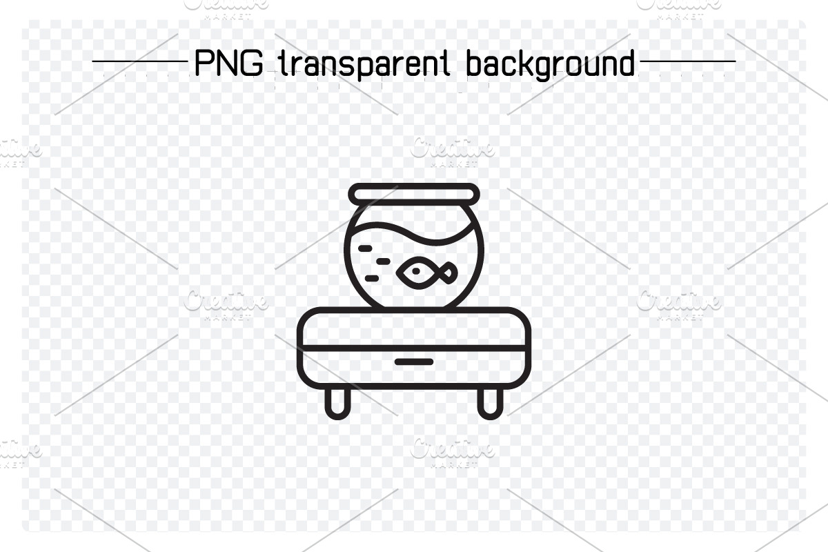 Furniture and Home Decorative Icons, an Outline Icon by Designfour (Photo 3 of 7)