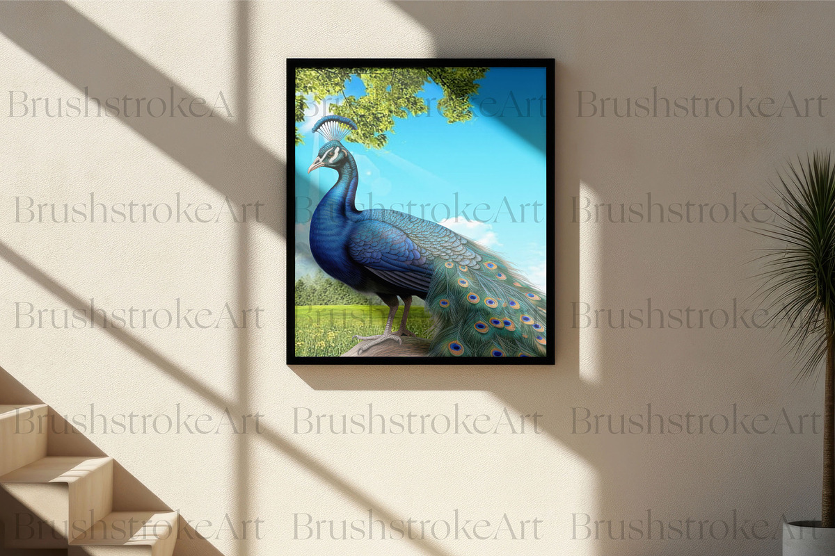 Peacock Clipart, Peacock Feather PNG, an Animal Illustration by BrushstrokeArtGB (Photo 8 of 9)