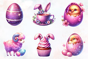 Pink & purple Easter sublimation, an Illustration by RobertsArt (Thumbnail 5 of 7)