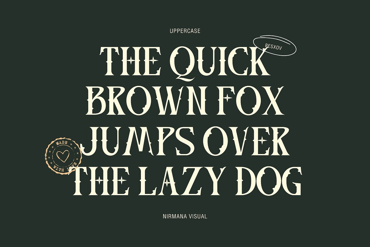 Besxov - Blackletter, a Blackletter Font by Nirmana Visual (Photo 5 of 9)