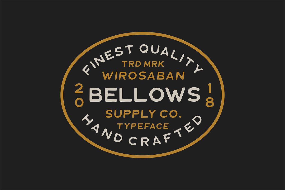 Bellows Typeface preview 6