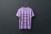 T-Shirt Mockup - Lavender Edition, a Shirt Mockup by ForhadGFX (Thumbnail 3 of 12)