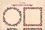 Falling Leaves Vintage Autumn Bundle, a Seasonal Illustration by Ink Stories (Thumbnail 7 of 20)