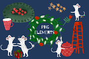 Watercolor Christmas Bundle, a Pattern Graphic by watercolor kamill (Thumbnail 6 of 20)