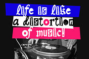 Sound Distortion Mixed Font, a Font by Ronny Studio (Thumbnail 3 of 8)