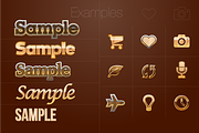 AI CS5 graphic styles Wooden, a Layer Style Add-On by popskraft (Thumbnail 3 of 3)