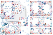 Ocean Animals Watercolor Clipart, an Animal Illustration by LenArt (Thumbnail 10 of 16)