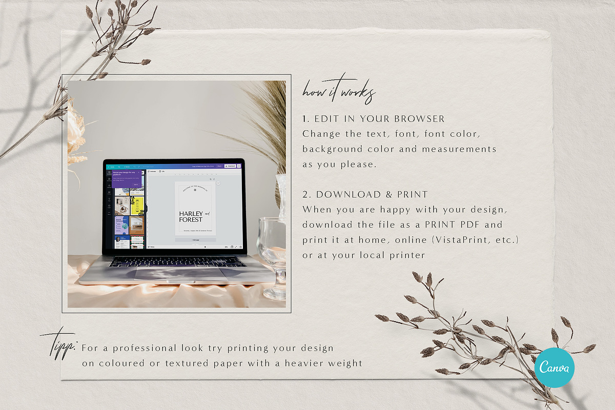 Elegant Rehearsal Dinner CANVA, an Invitation Template by StudioVonBraitenberg (Photo 5 of 5)