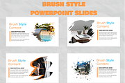 20 Brush Style PowerPoint Slides, a Presentation Template by Local Marketing Templates (Thumbnail 6 of 6)