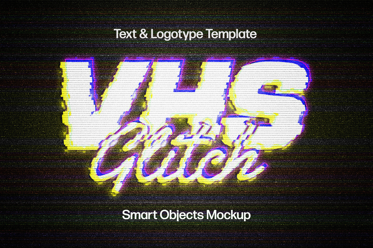 VHS Error Glitch Effect, a Layer Style Add-On by Design Squad (Photo 1 of 4)