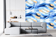 Abstract blue & gold Acrylic smears, an Object Graphic by Julie&Taily (Thumbnail 14 of 21)