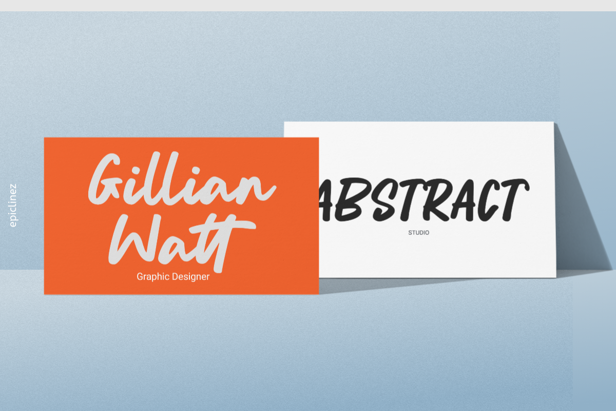 Anthemic, a Script Font by Epiclinez (Photo 3 of 6)