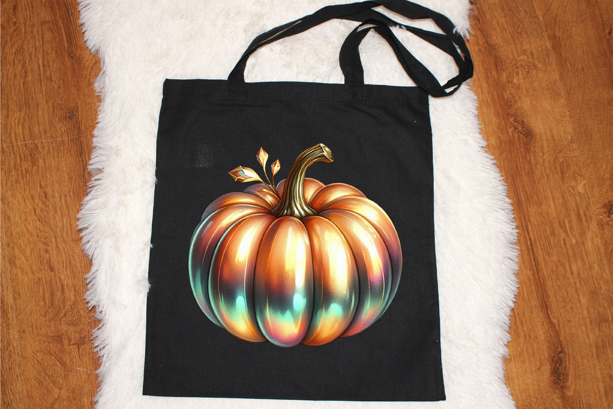 Halloween Pumpkin Iridescent Bundle, a Graphic by designcity5 (Photo 5 of 5)