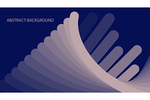 Banner with Abstract Shapes, an Illustration by JeanBet