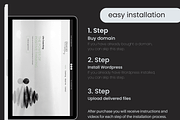 Wordpress theme coach minimalist, a WordPress Template by myvisuell.de Webdesign (Thumbnail 7 of 7)