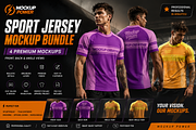 Premium Sports T-Shirt Short Mockup, a Shirt Mockup by Mockup Power (Thumbnail 2 of 4)