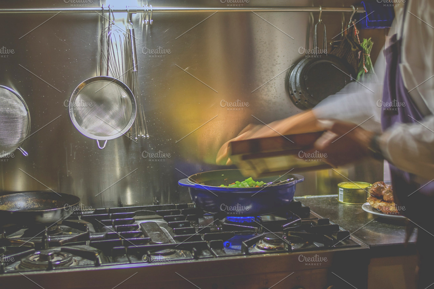 Cooking at home featuring vegetables, gasoven, and fire, a Food & Drink Photo by Patricia Hofmeester