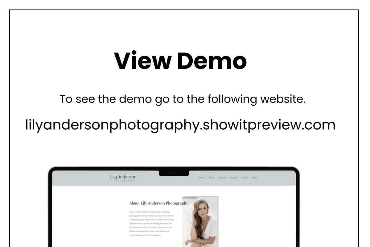 Showit Website Template, an App Template by Sara Martin Designs (Photo 2 of 6)