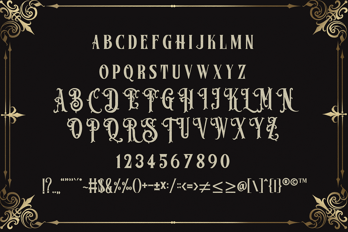 Black Fellas + EXTRAS, a Blackletter Font by dansdesign (Photo 5 of 9)