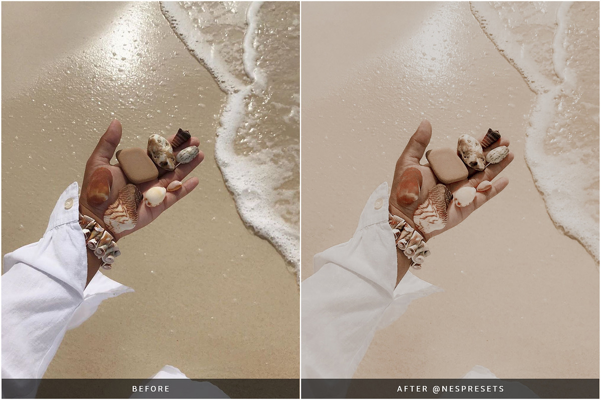 BEIGE POWER LIGHTROOM PRESETS, an Action Add-On by Nes Design Co (Photo 5 of 11)