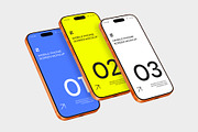 iPhone Screen Device Mockup Bundle, an iPhone Mockup by graphypix (Thumbnail 6 of 14)