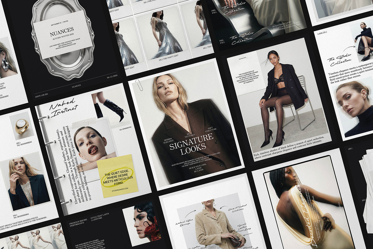 NUANCES / Social Media Kit, a Social Media Template by Studio Dara (Photo 1 of 13)