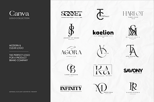 Canva modern brand logo, a Branding & Logo Template by Uyava Space