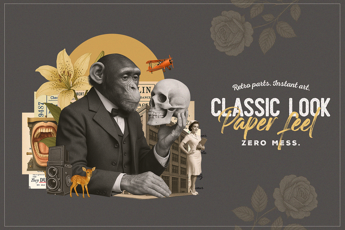 Oh So Vintage Collage Creator, an Object Graphic by SNIPESCIENTIST (Photo 6 of 30)