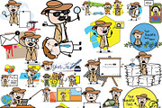 Detective ~ Cartoon Character Set, a Person Illustration by The Toon Company (Thumbnail 4 of 7)