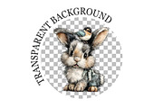 Farm Bunny Clipart, an Animal Illustration by Rose Art (Thumbnail 5 of 6)