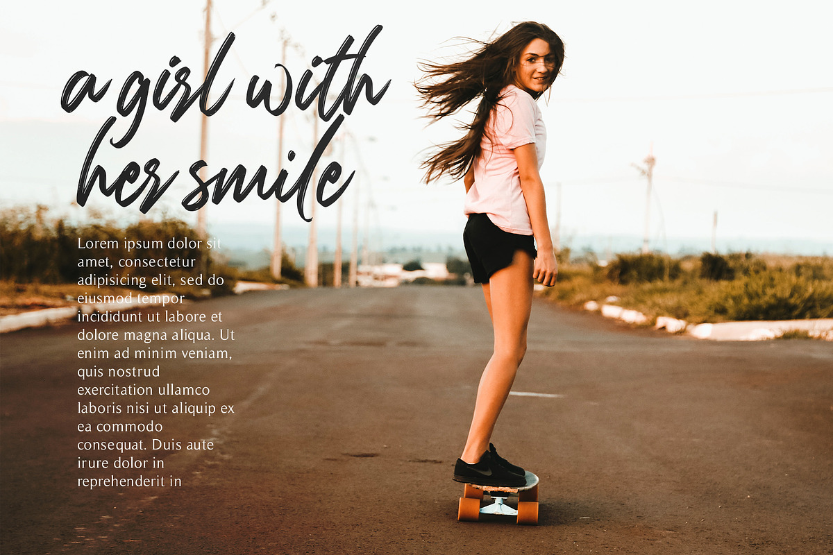 Carolissa, Handwritten Brush Script, a Script Font by Motokiwo (Photo 10 of 14)
