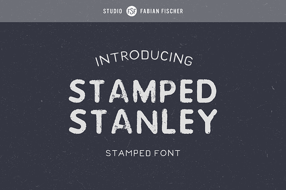 Stamped Stanley - Font preview 7