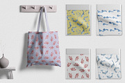 Marine collection watercolor clipart, an Illustration by Kate Lanbina (Thumbnail 11 of 13)