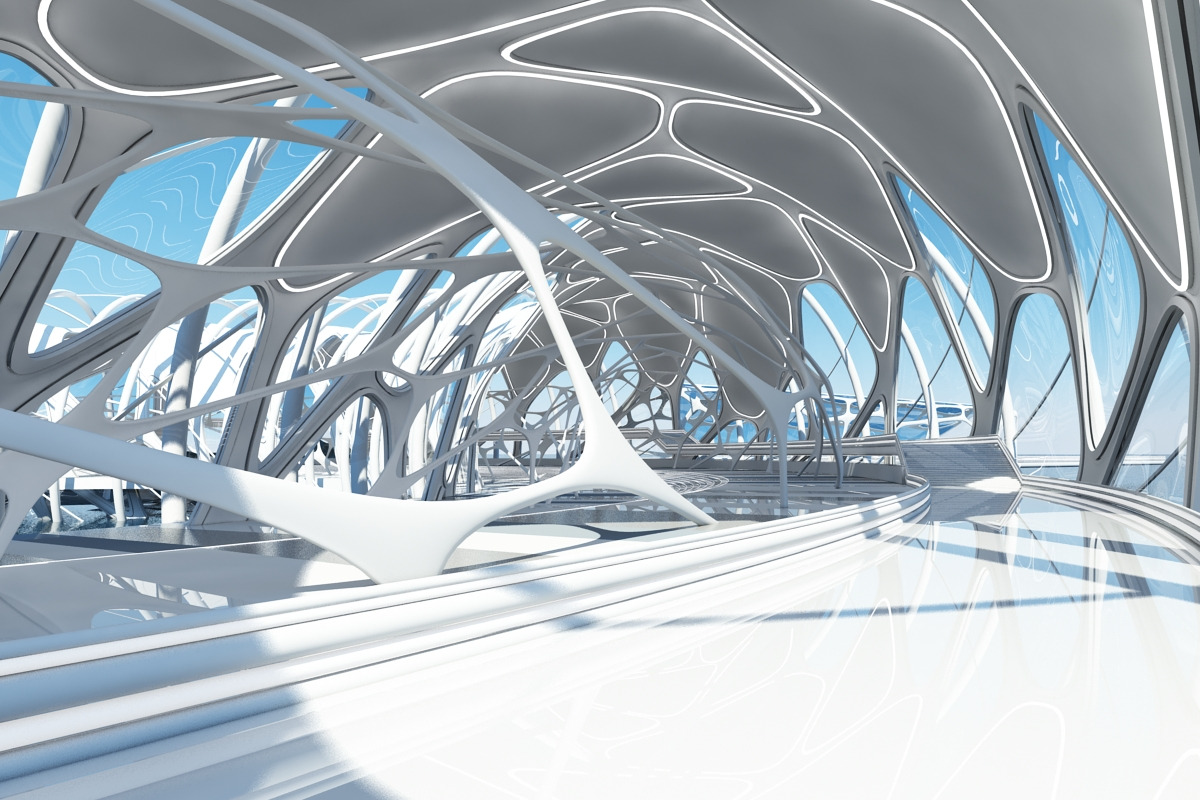 Futuristic Architectural Structure17, an Architecture 3D Model by Giimann (Photo 14 of 29)