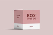 Square Box Mockups | Packaging, a Packaging Mockup by Compositing Studio (Thumbnail 5 of 20)