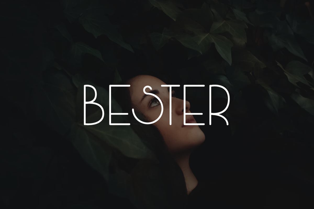 Skunzar - Monoline Font, a Sans Serif Font by Iqsiart Studio (Photo 4 of 6)