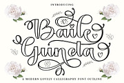 Baile Guneta, a Script Font by TM Type (Thumbnail 1 of 10)