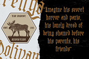 Oolivar Strenya - Gothic Blackletter, a Font by Dhabee (Thumbnail 7 of 15)
