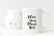 White Coffee mug mockup PSD smart, a Cups & Container Mockup by Leo Flo Mockups (Thumbnail 1 of 4)