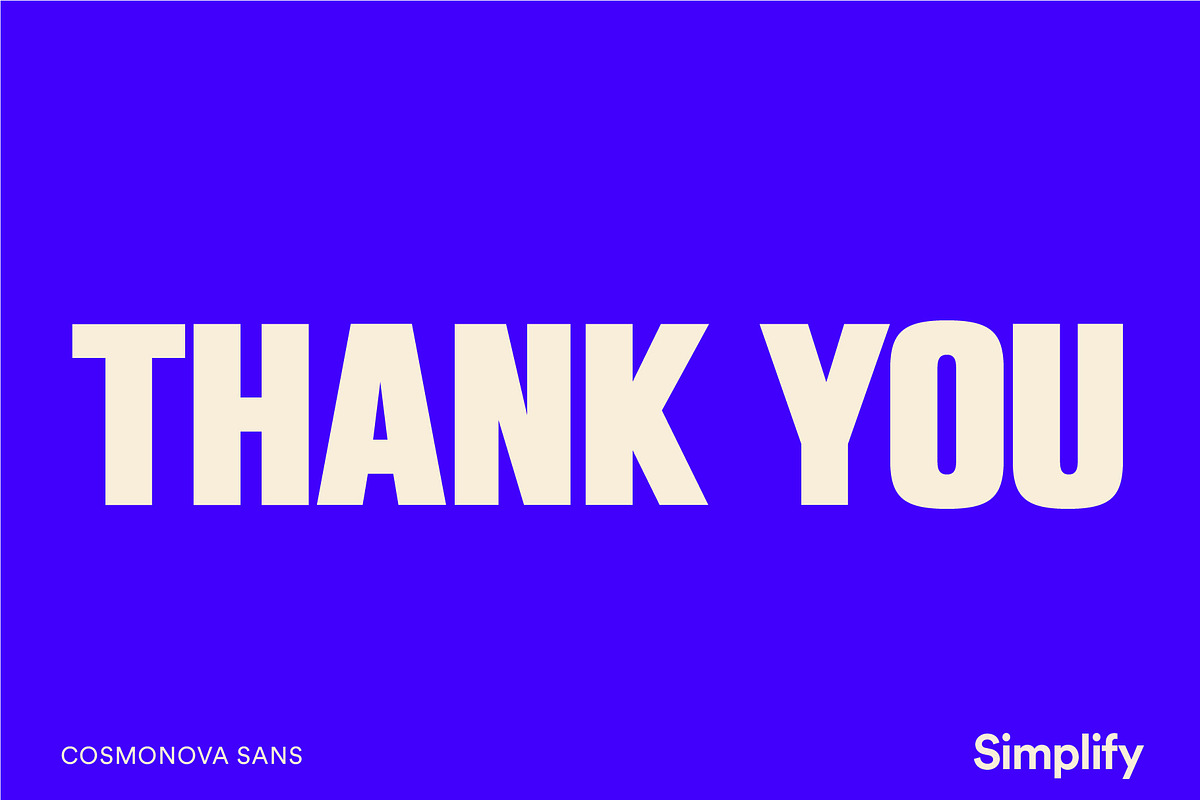 Cosmonova - Bold Display Font, a Font by Simplify Creative (Photo 12 of 12)