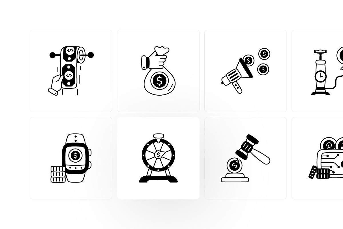 Money and Finance Icon Set, a Duotone Icon by Prosymbols (Photo 9 of 10)