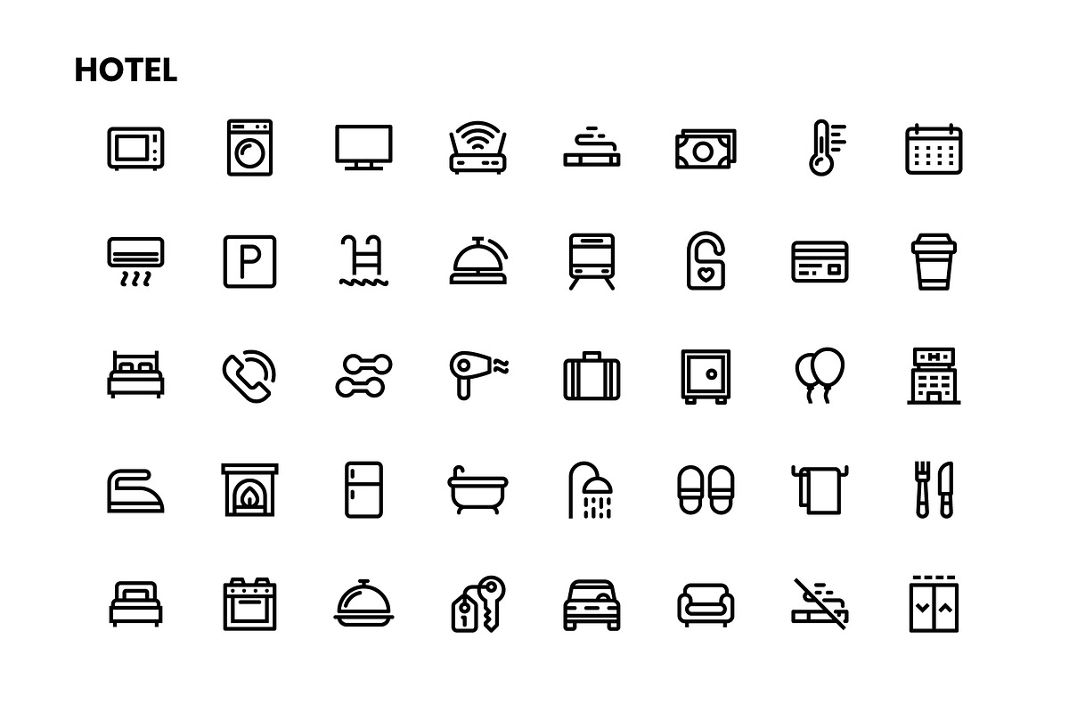 ICONIC - 400 Vector Line Icons, an Icon by RudenkoArts (Photo 5 of 15)