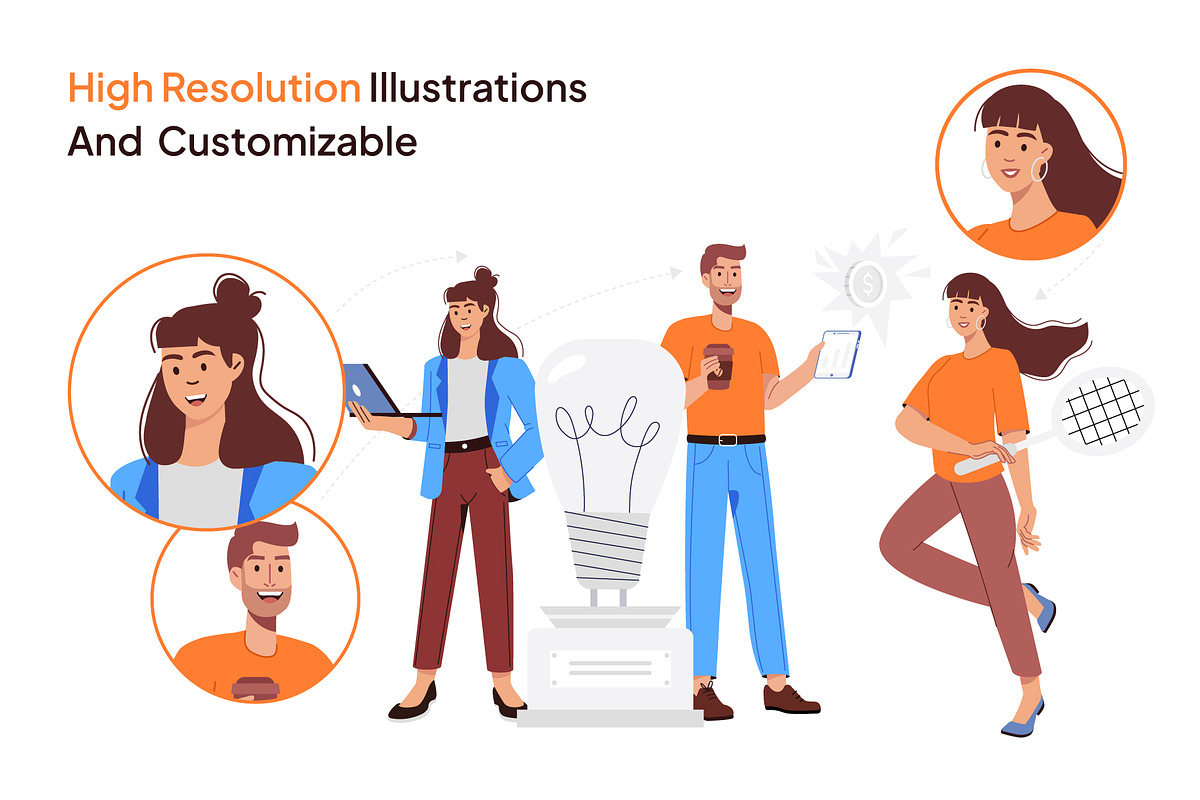 Business Startup Illustration Set, a Finance Illustration by Vectors Market (Photo 3 of 8)